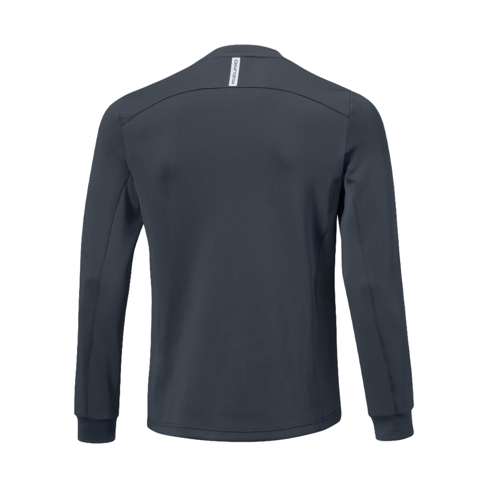 Mizuno G-Style Long Sleeve Crew Neck  2.0 Lava Smoke